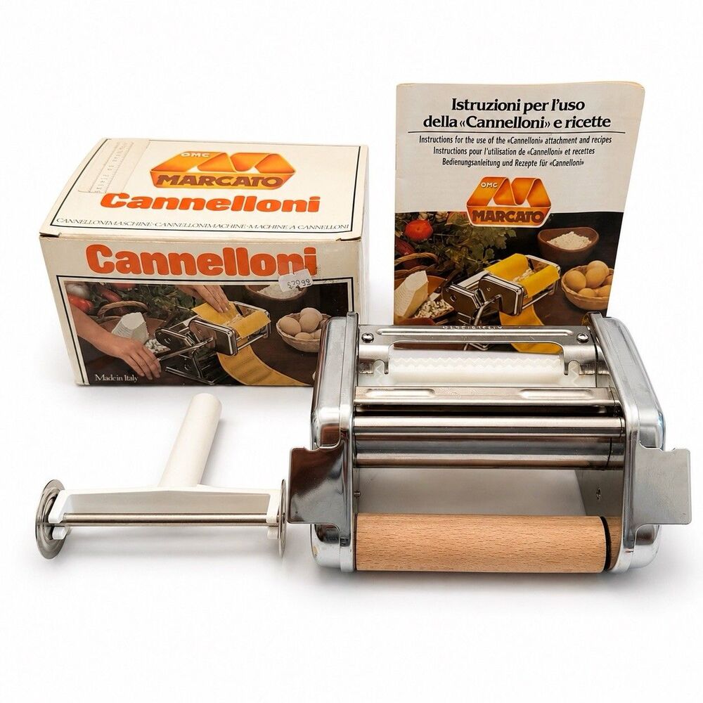 Vintage Marcato Atlas Cannelloni Attachment Pasta Maker Made in Italy